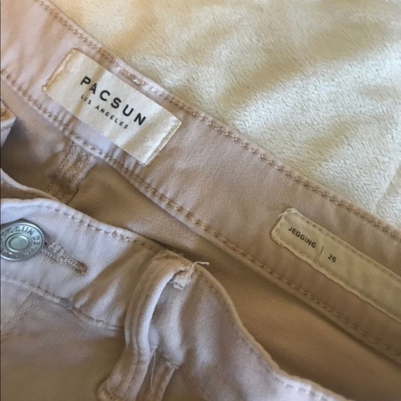 PacSun Jeggings Peach - Picture 3 of 5